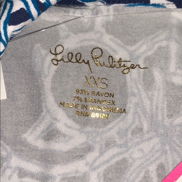 Lilly Pulitzer UPF 50+ Ansley Polo Dress High Tide - Picture 6 of 8